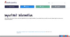 Desktop Screenshot of bookcountry.com