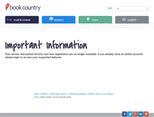 Tablet Screenshot of bookcountry.com